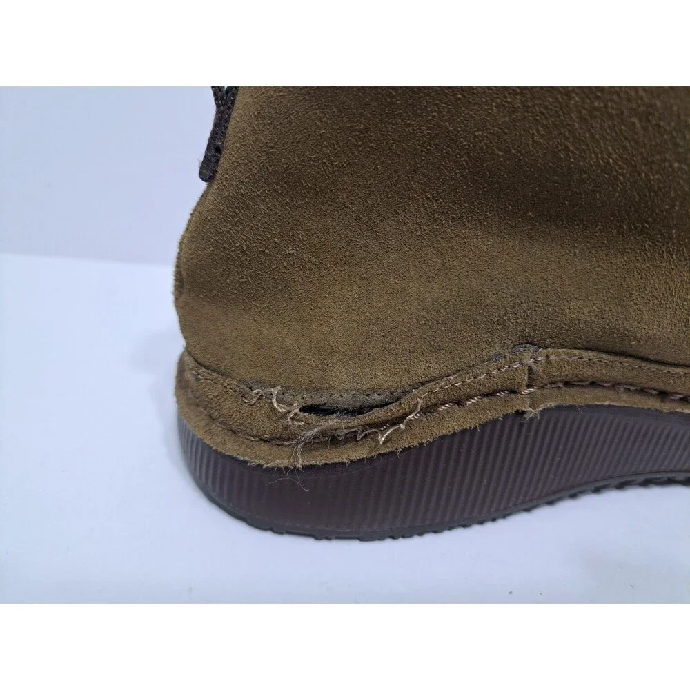 Chaco Men’s Size 11 Paonia Chukka Boots Earth Brown Suede Wool Blend Lining